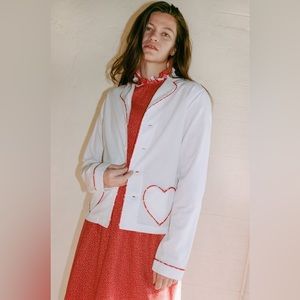 Batsheva Heart Pocket Shirt Jacket